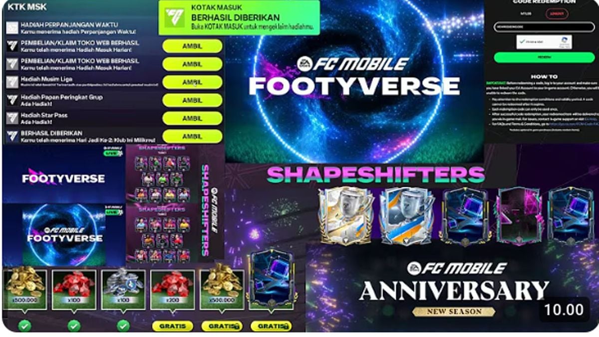 Hadiah Spesial EA Spots, Klaim 20 Kode Redeem FC Mobile 26 Oktober 2025