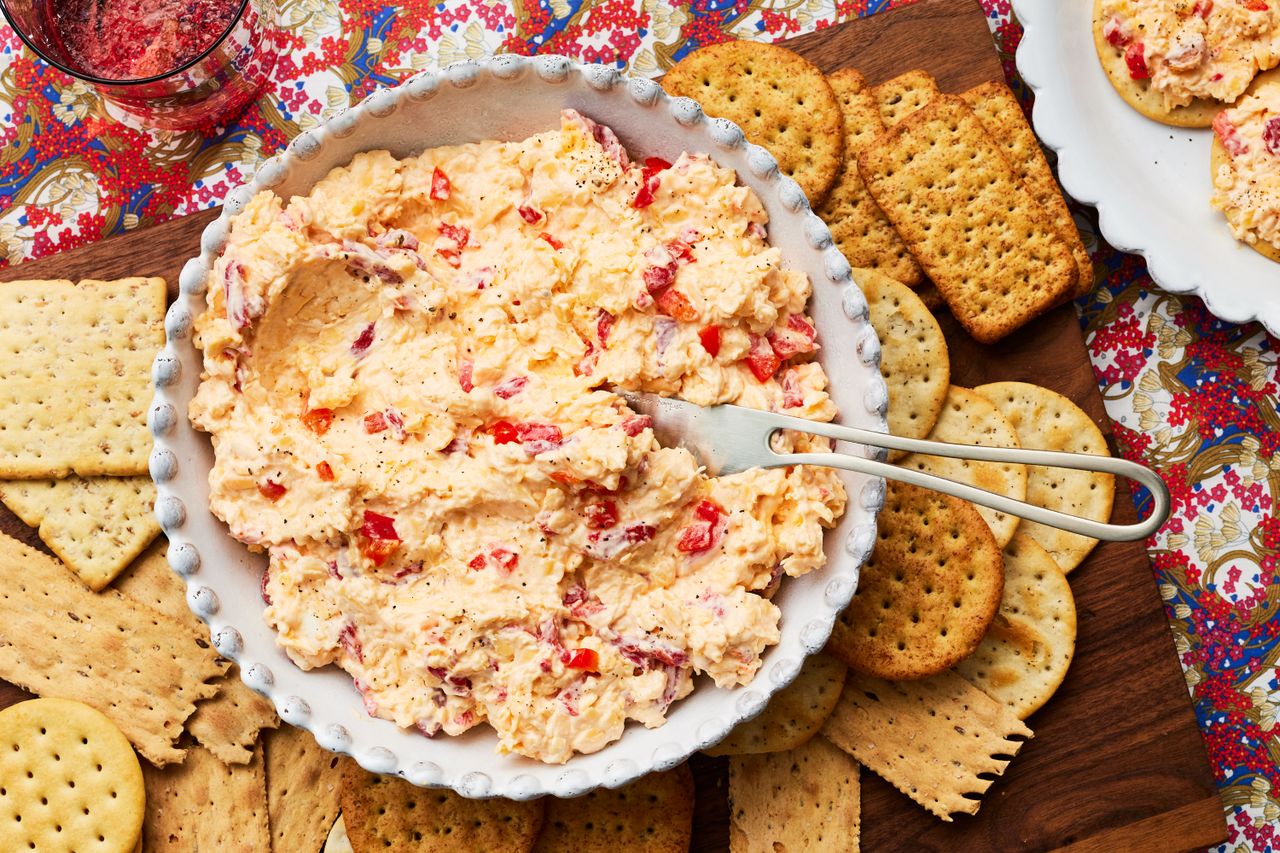 Southern LIving Carter Family Pimento Cheese in the bowl ready to use