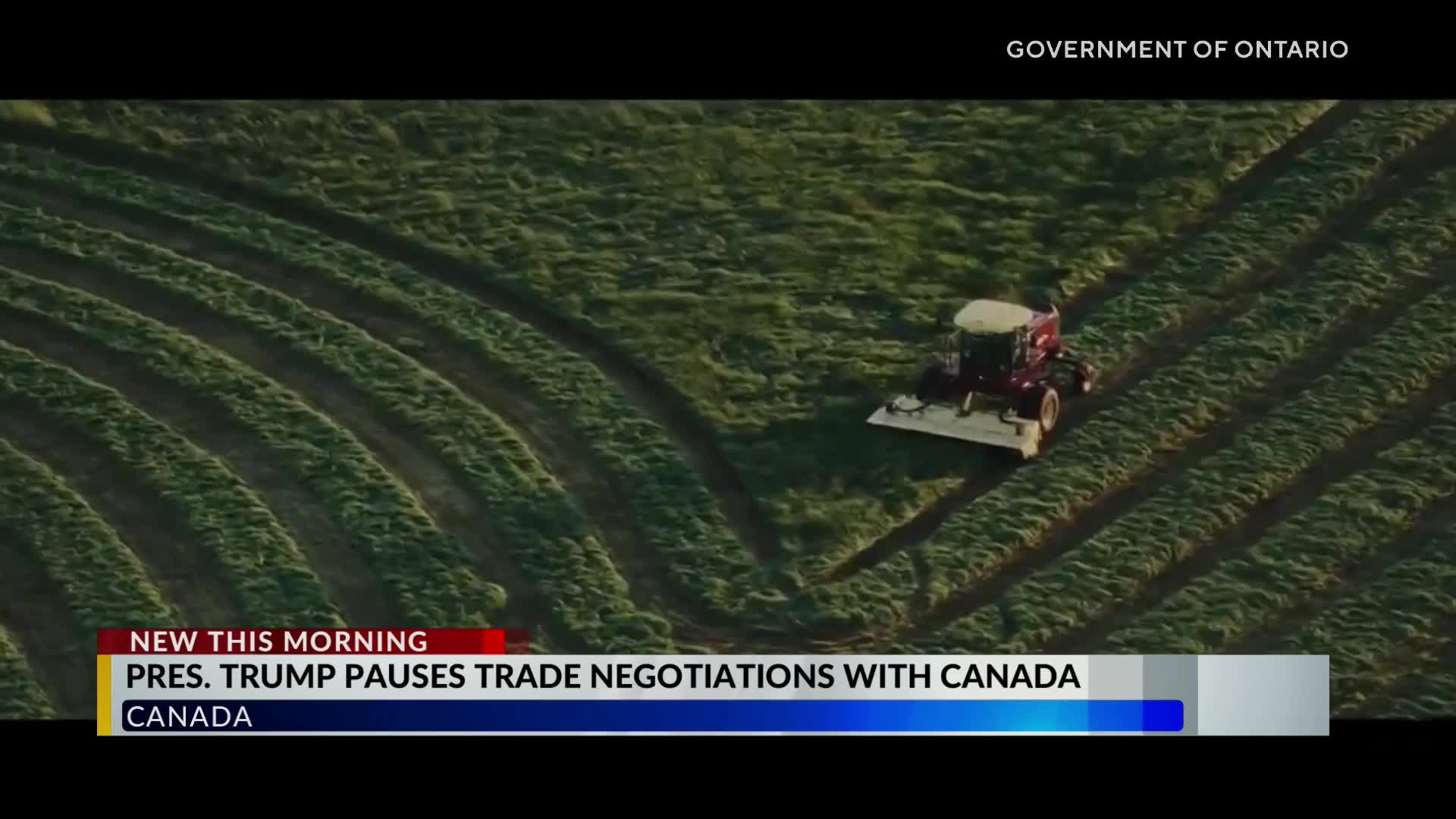 Trump says he's cutting off all trade negotiations with Canada