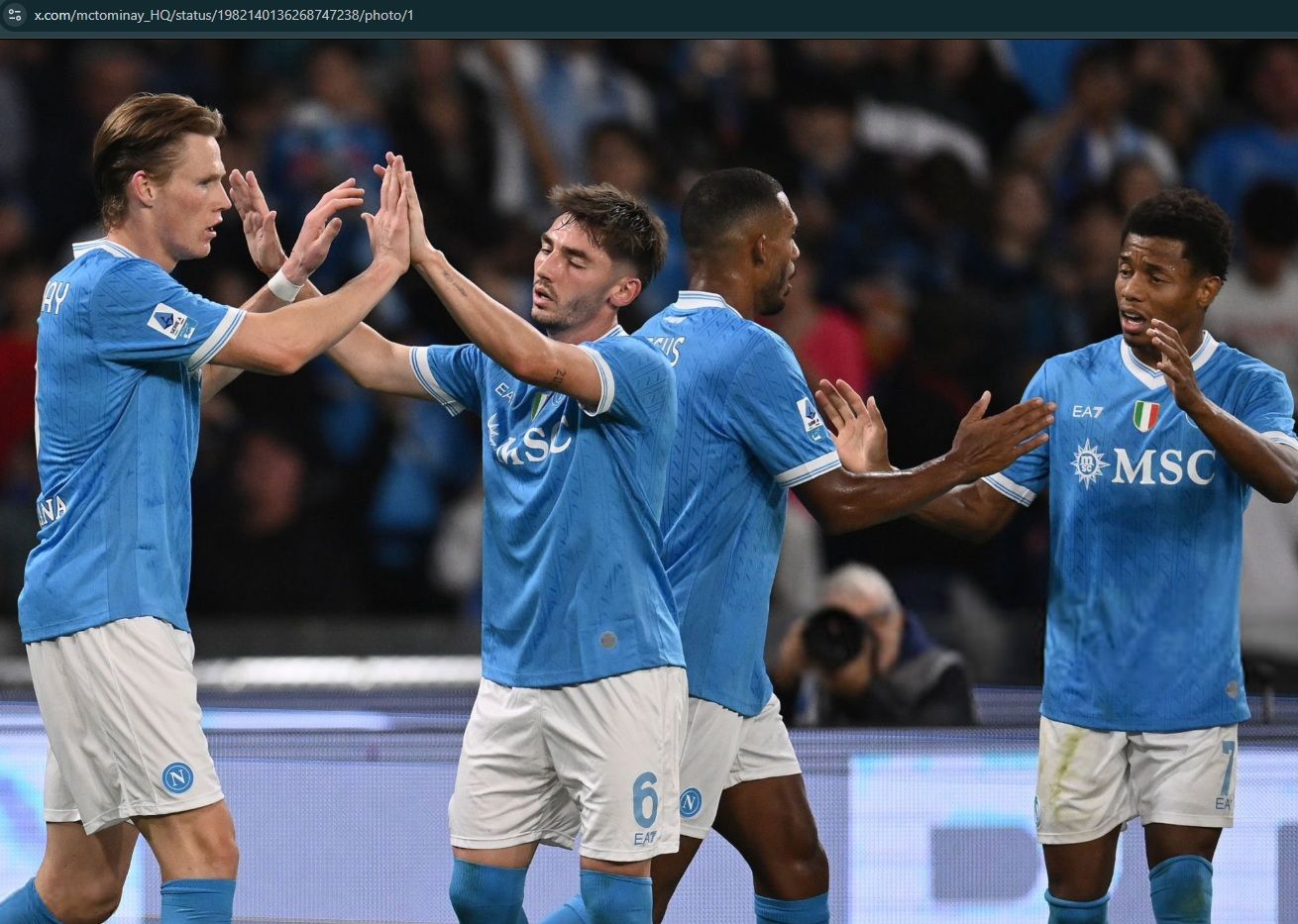 Hasil Liga Italia: Napoli Kembali Puncaki Klasemen, Vardy Cetak Gol Pertama