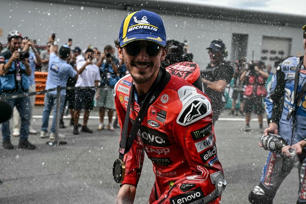 MotoGP Malaysia 2025 - Menang Tapi Masih Ragu, Bagnaia: Sulit Beradaptasi dengan Hal yang Tidak Disu