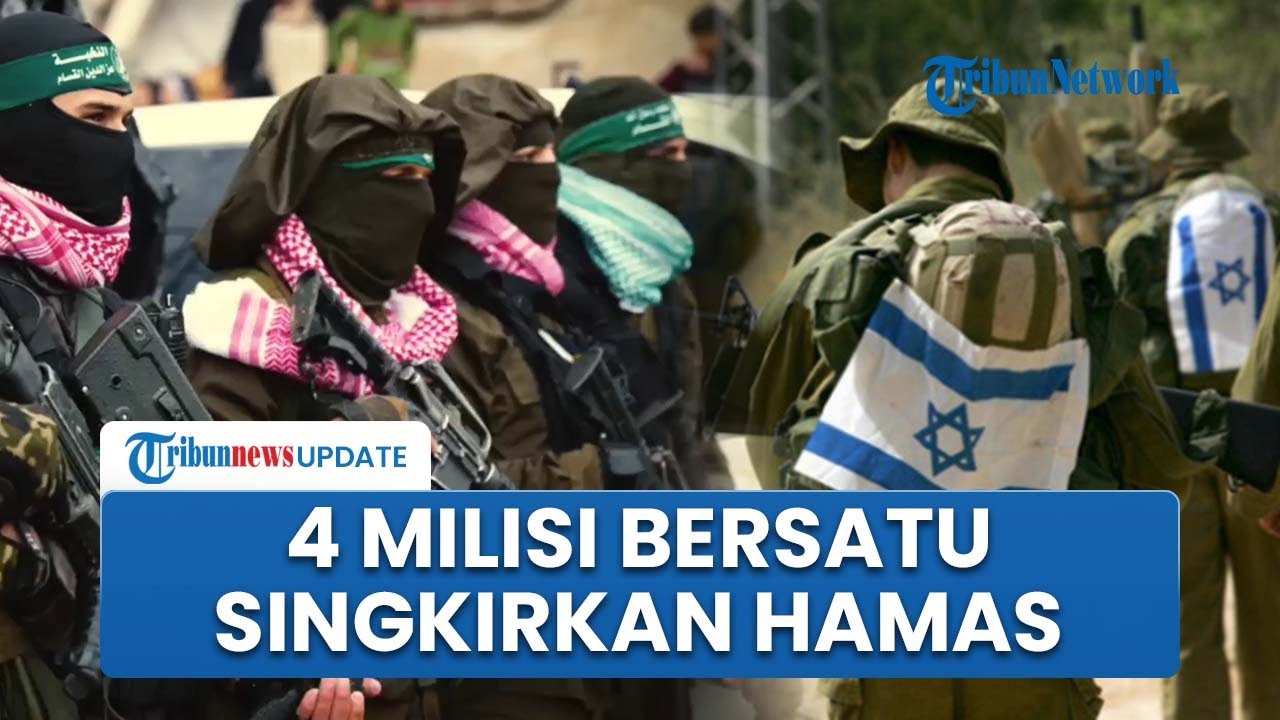 Blak-blakan, 4 Kelompok Milisi Gaza yang Didukung Israel Bersatu ...