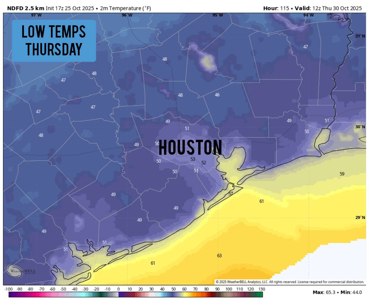 A strong cold front targets Houston later this week. Here's when.