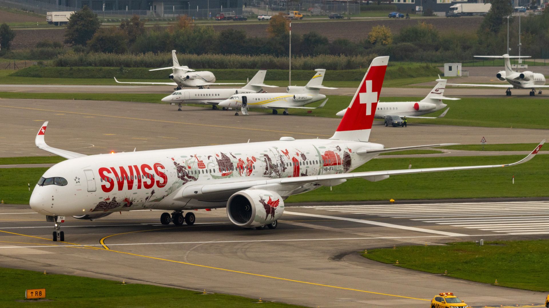Newest Airbus A350 Operator: SWISS Completes First A350-900 Passenger ...