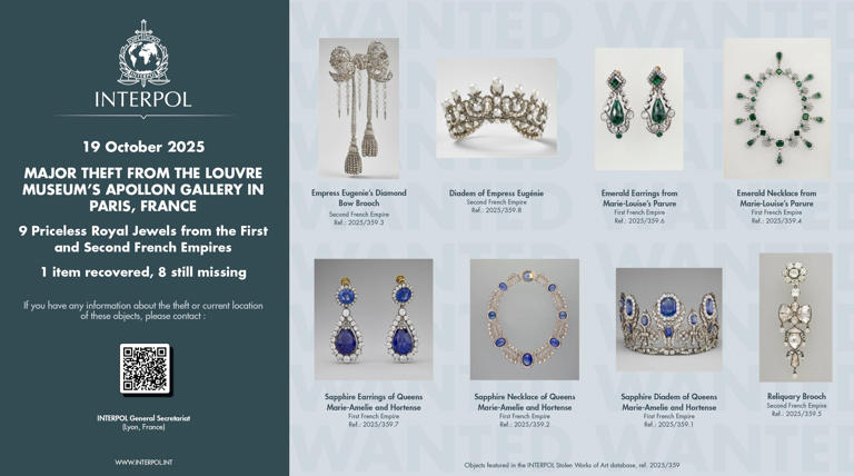 How theft of France’s dusty Crown Jewels could benefit the Louvre