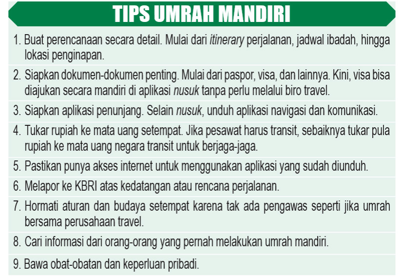 Umrah Mandiri Kini Legal, Haji Kedua Harus Menunggu 18 Tahun