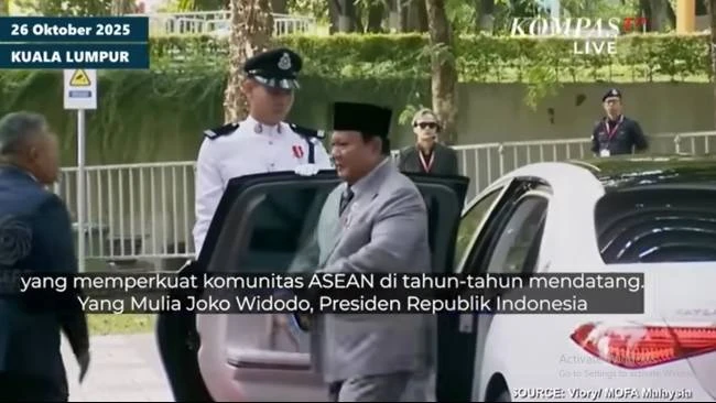 Prabowo Dipanggil Jokowi Saat Hadiri KTT ASEAN ke-47