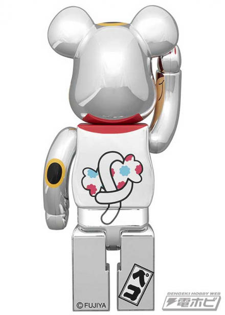 銀メッキ＆ダブル小判で金運招来！招き猫ペコちゃんのBE@RBRICK新作が