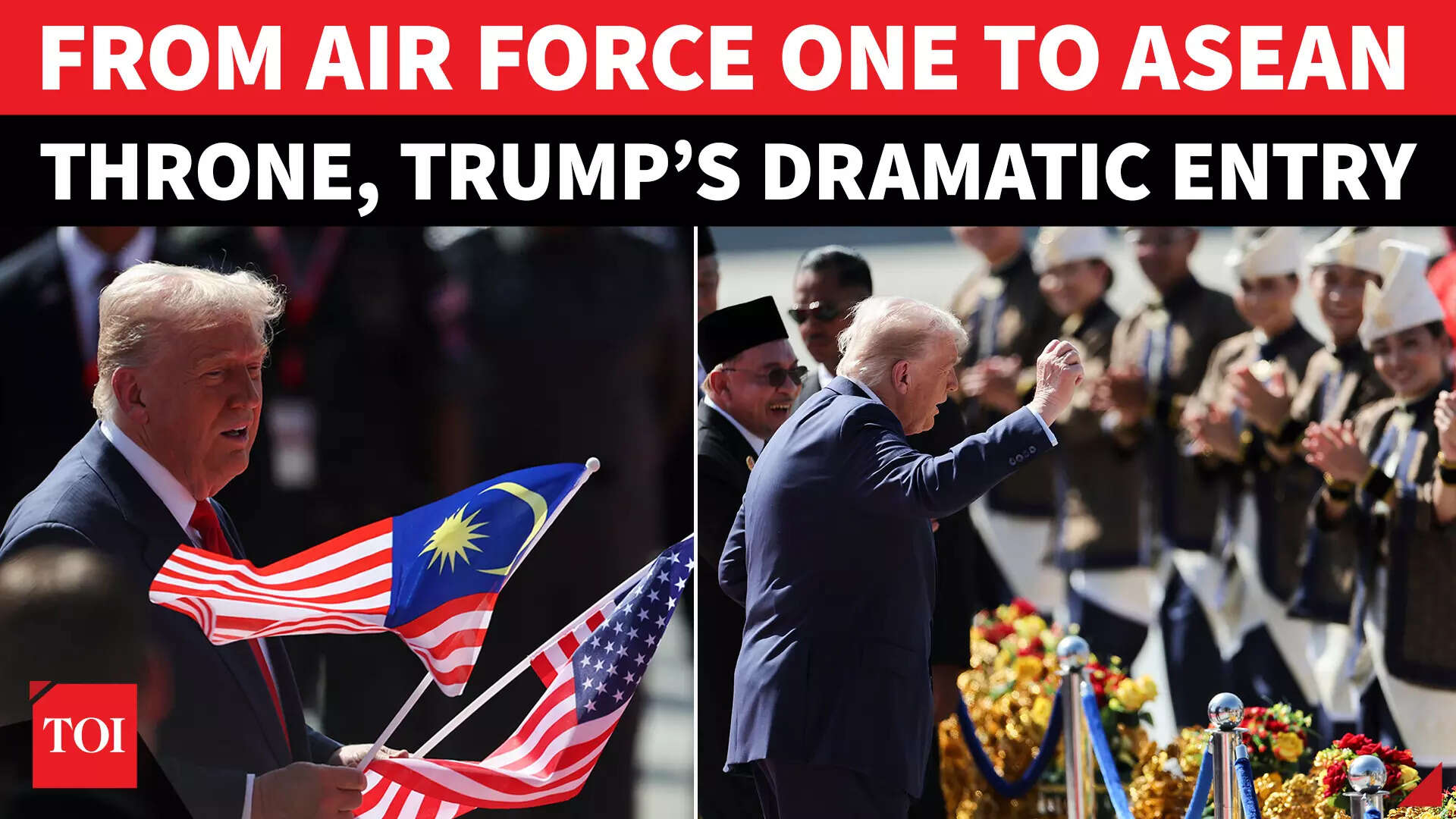 Trump 'breaks' protocol upon Malaysia arrival; PM Ibrahim stunned by ...