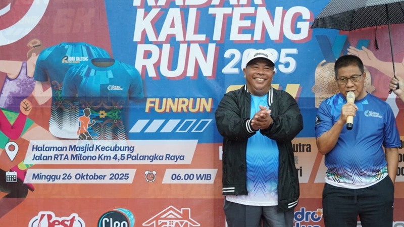 Melalui Fun Run, DPRD Kota Bangkitkan Semangat Olahraga dan Kebersamaan Warga Palangka Raya