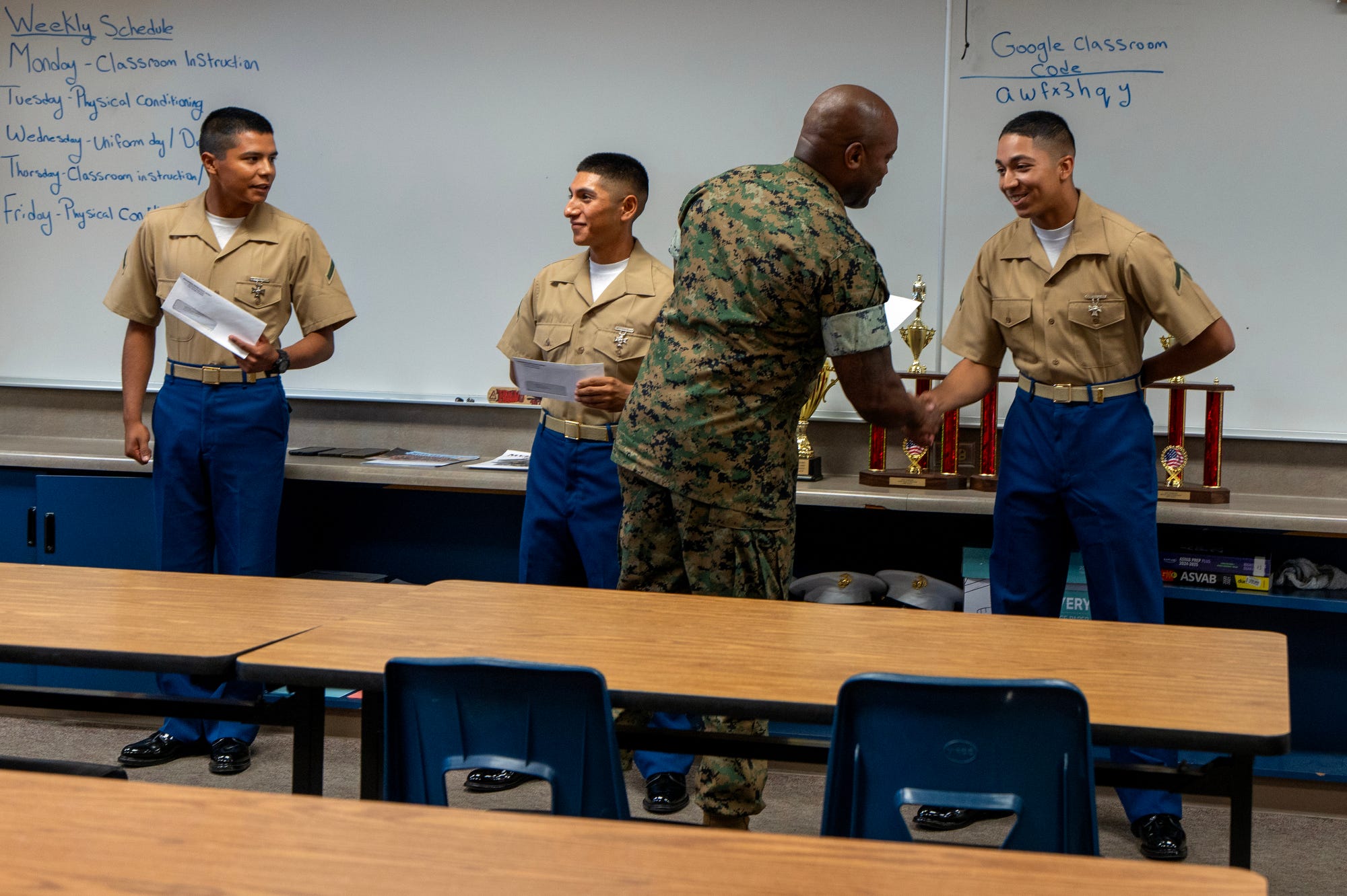 Desert Hot Springs High grads complete Marine Corps boot camp together