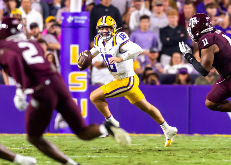 Where Nussmeier finished on LSU's all-time passing yards leaderboard