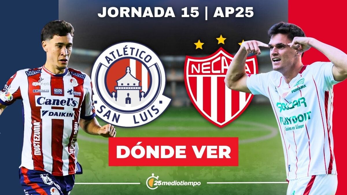 Atlético San Luis vs. Necaxa EN VIVO | Partido Jornada 15 Liga MX 2025 ...