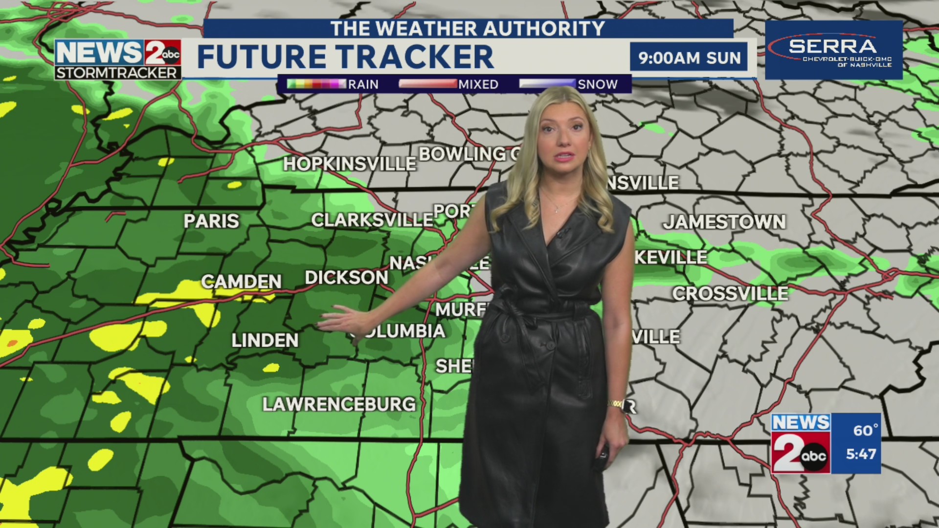Wet and windy Sunday ahead