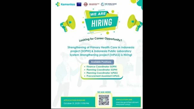 Kemenkes Buka Rekrutmen untuk Lulusan S1 dan S2, Ini Persyaratannya