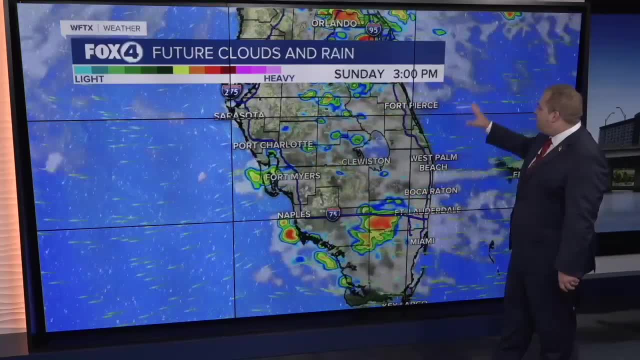 FORECAST: Rain chances increase ahead of Monday cold front