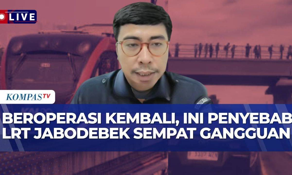 LRT Jabodebek Terhenti Saat Beroperasi, Listrik Terputus?