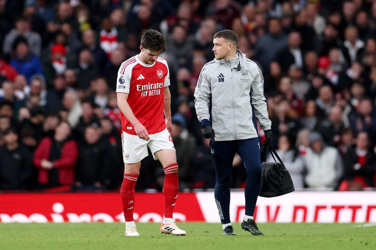 Mikel Arteta gives worrying William Saliba and Declan Rice injury ...