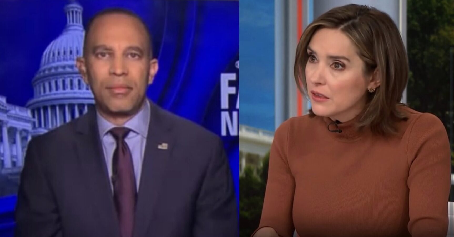 CBS’s Margaret Brennan Grills Hakeem Jeffries About His Claim Trump is ...