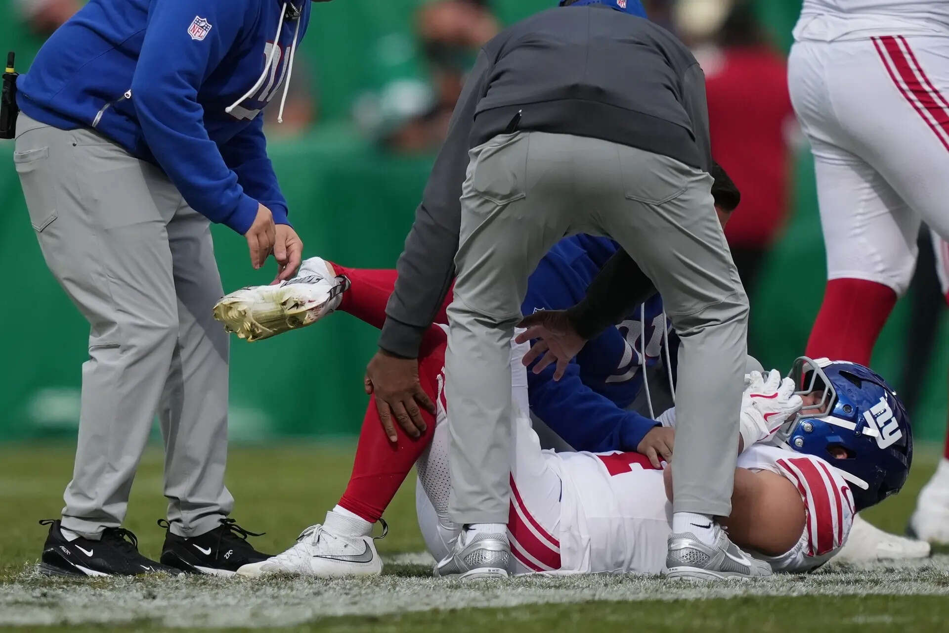 Cam Skattebo suffers injury: Cause of injury revealed as Giants rookie ...
