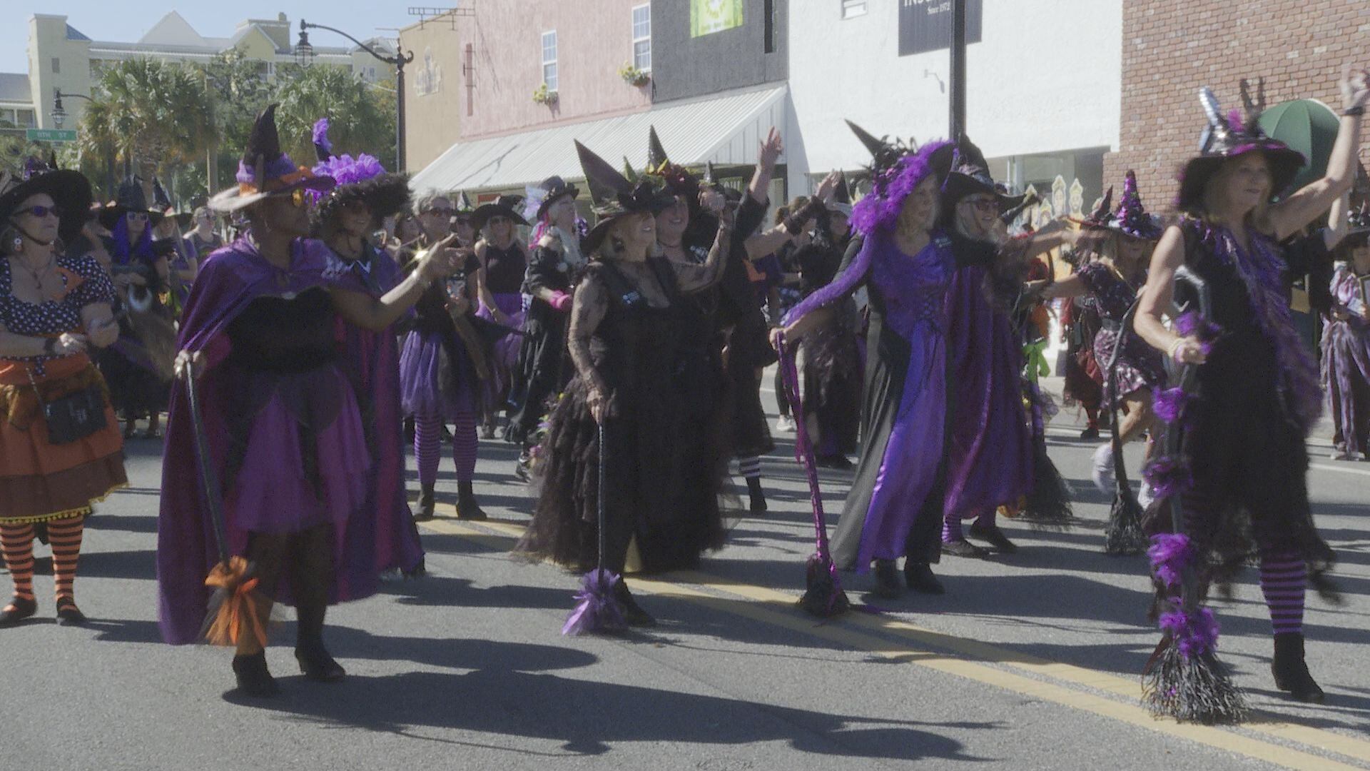 Witches of Saint Andrews ride for a cure