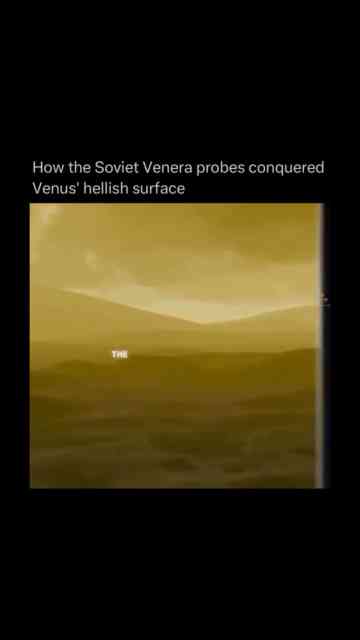 How Soviet probes explored Venus