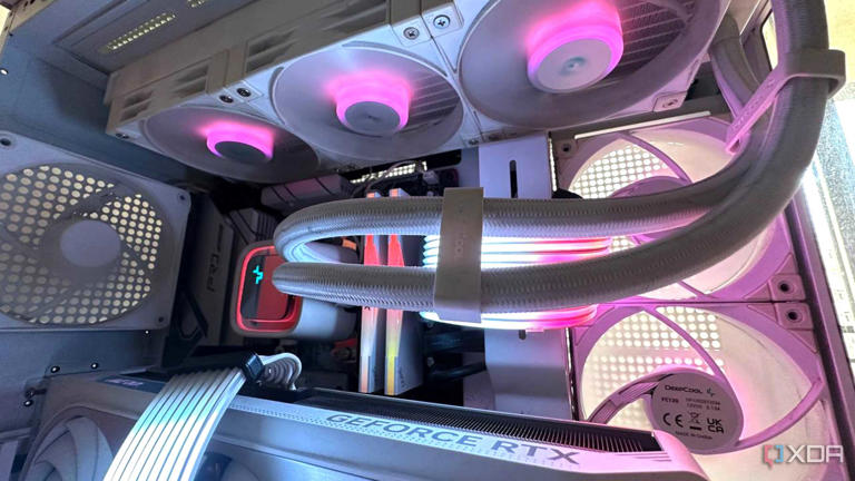 An image showcasing the NZXT H9 case fans.