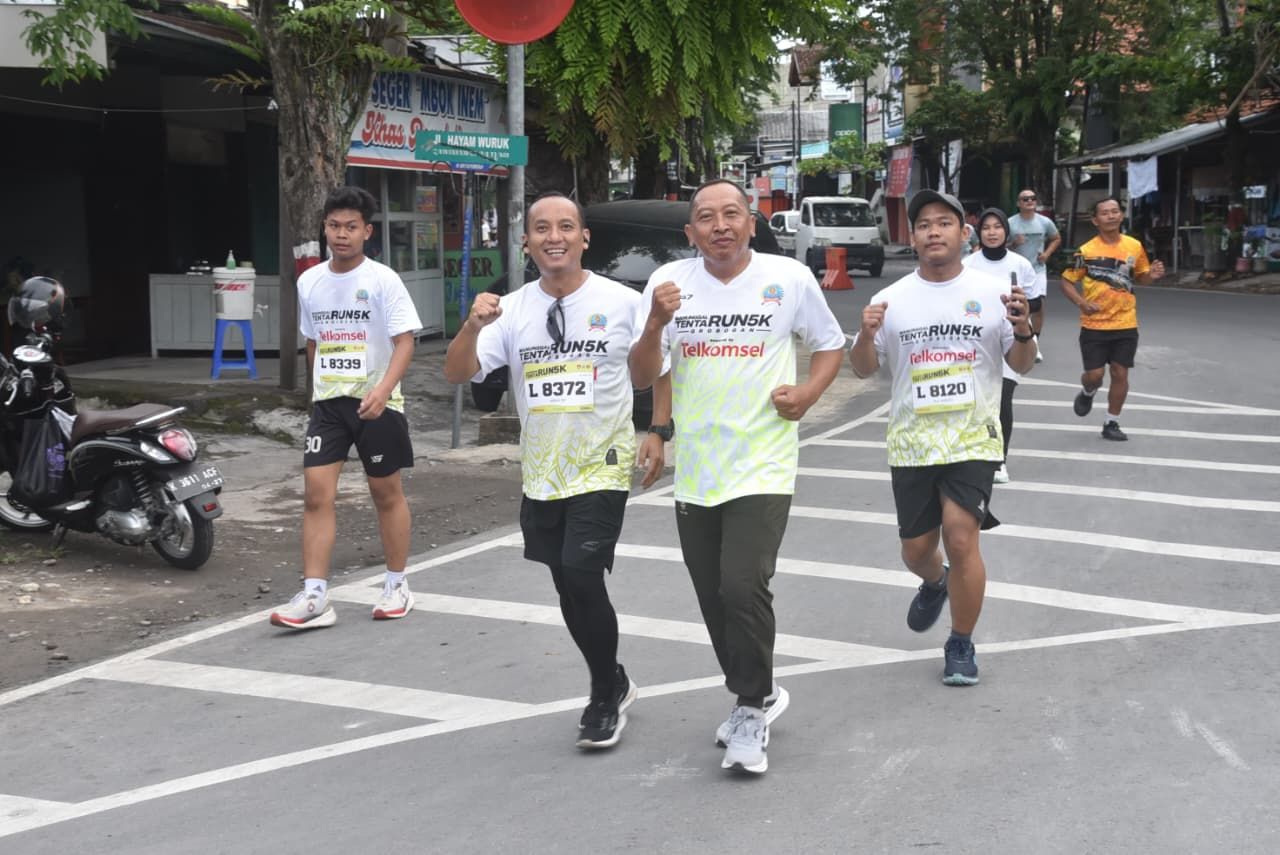 Kodim 0717 Grobogan Gelar Lari 5K TMMD ke-126, Ratusan Peserta Memadati Purwodadi