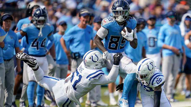 Colts Risers and Fallers in Destruction of Titans
