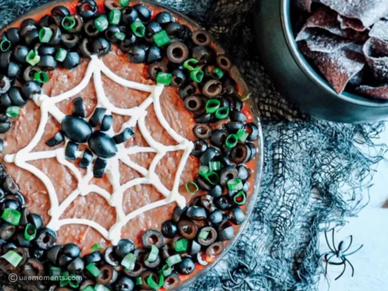 Halloween recipes: Spiderweb layered dip