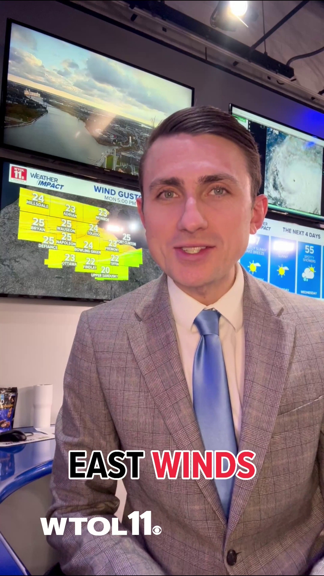 Breezy weather ahead, sunny skies this week before rain moves in