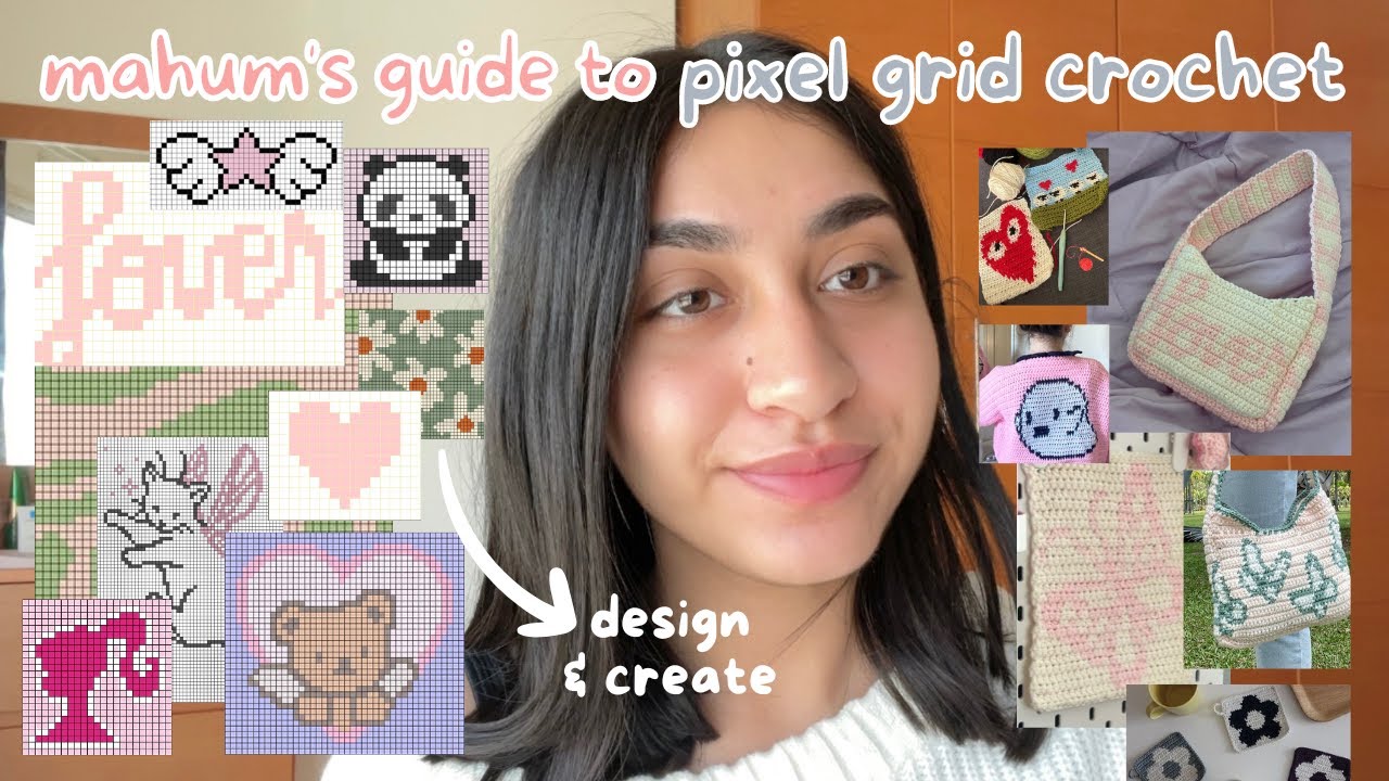 From pixel grid to crochet art, DIY shoulder bag and app tips