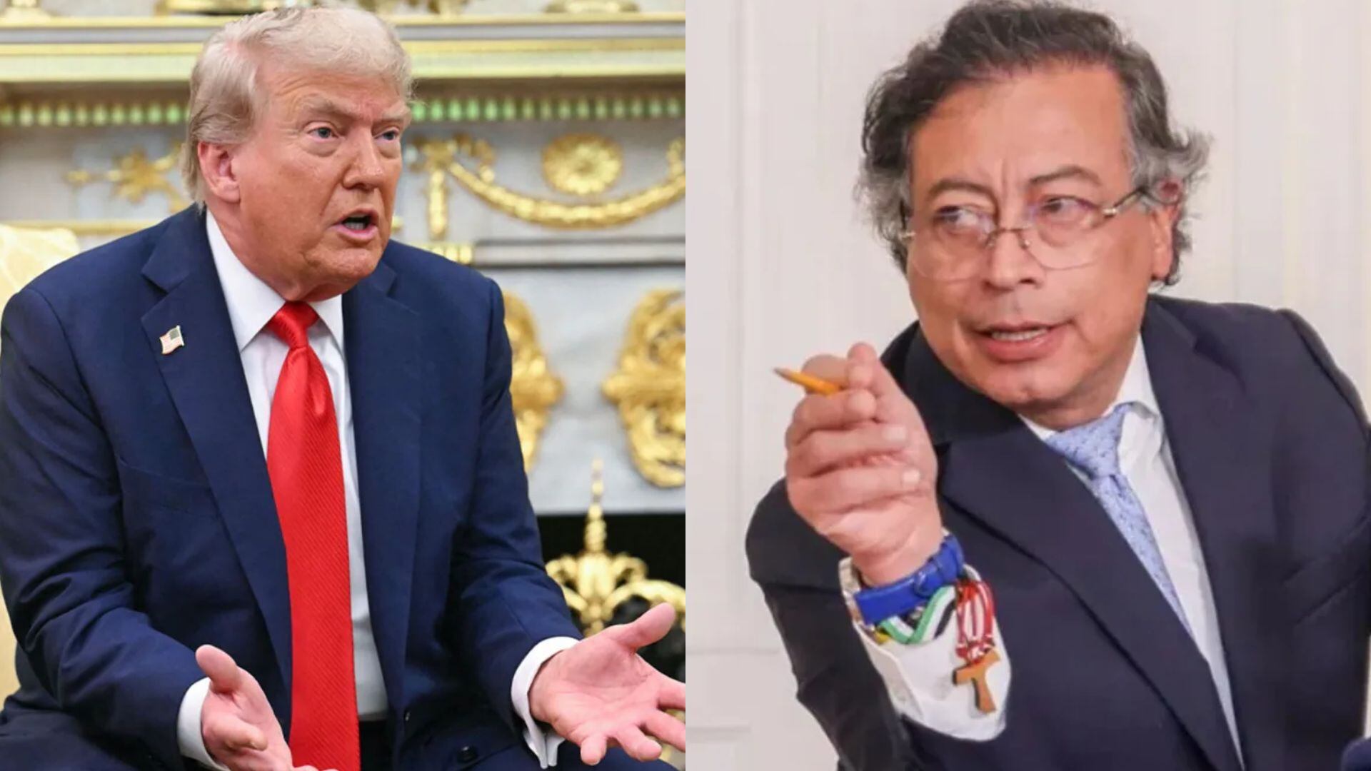 La discordia entre Trump y Petro no cesa; el mandatario americano lo llamo “Líder tonto, tipo malo, un matón” .