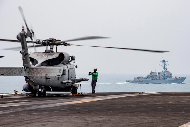 F/A-18, Sea Hawk helicopter crash in South China Sea in separate incidents