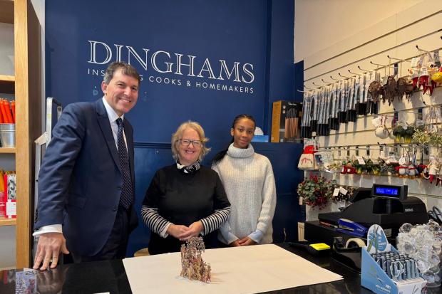 Cookware shop Dinghams welcomes customers back ahead of busy festive period