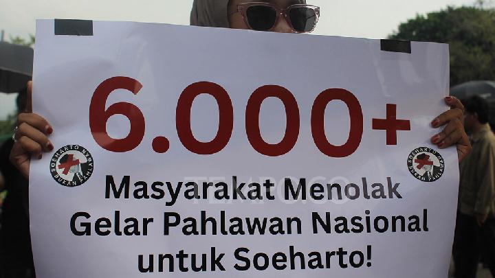 Nilai Soeharto Tak Pantas Jadi Pahlawan Nasional