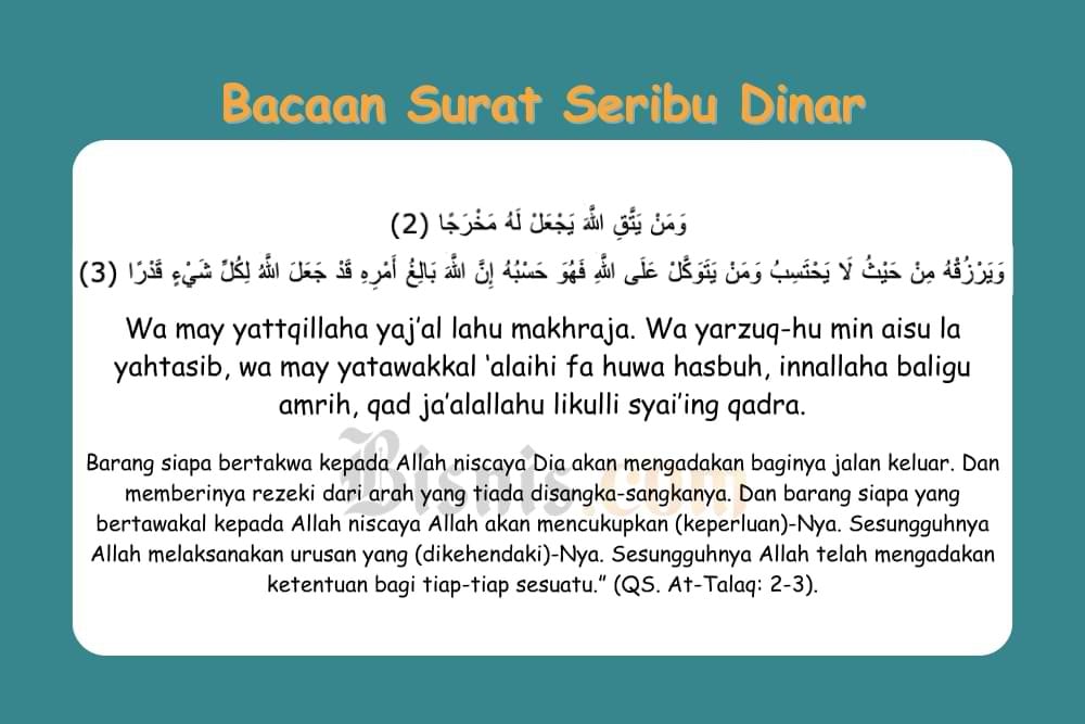 Ayat Seribu Dinar dan Manfaatnya dalam Kehidupan Sehari-hari