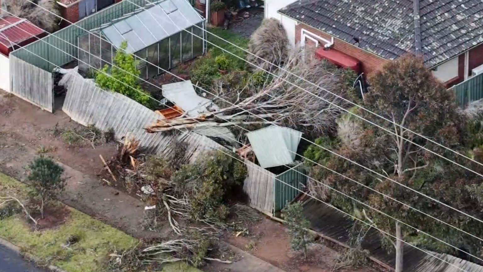 A 'rare' tornado likely formed in Melbourne during wild storms, experts say