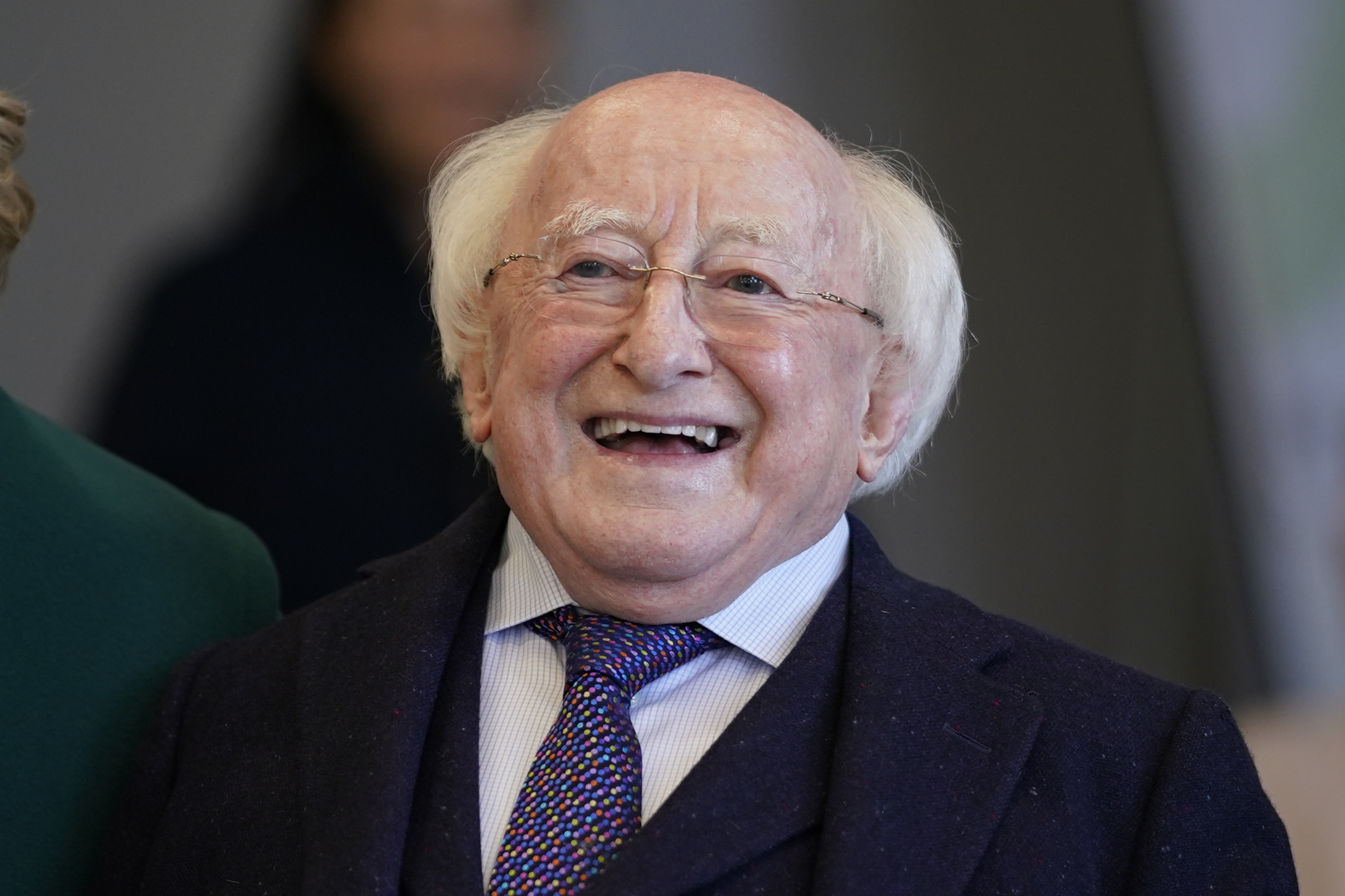 Outgoing president Higgins spends night in hospital with infection