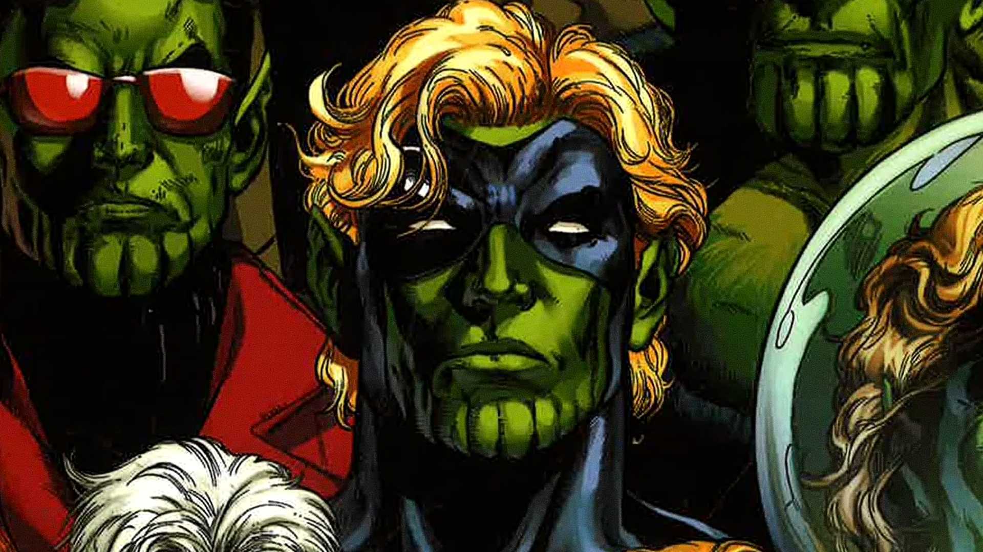 Mar-Vell and Wonder Man are replaced by Skrulls in Secret Invasion comic cover
