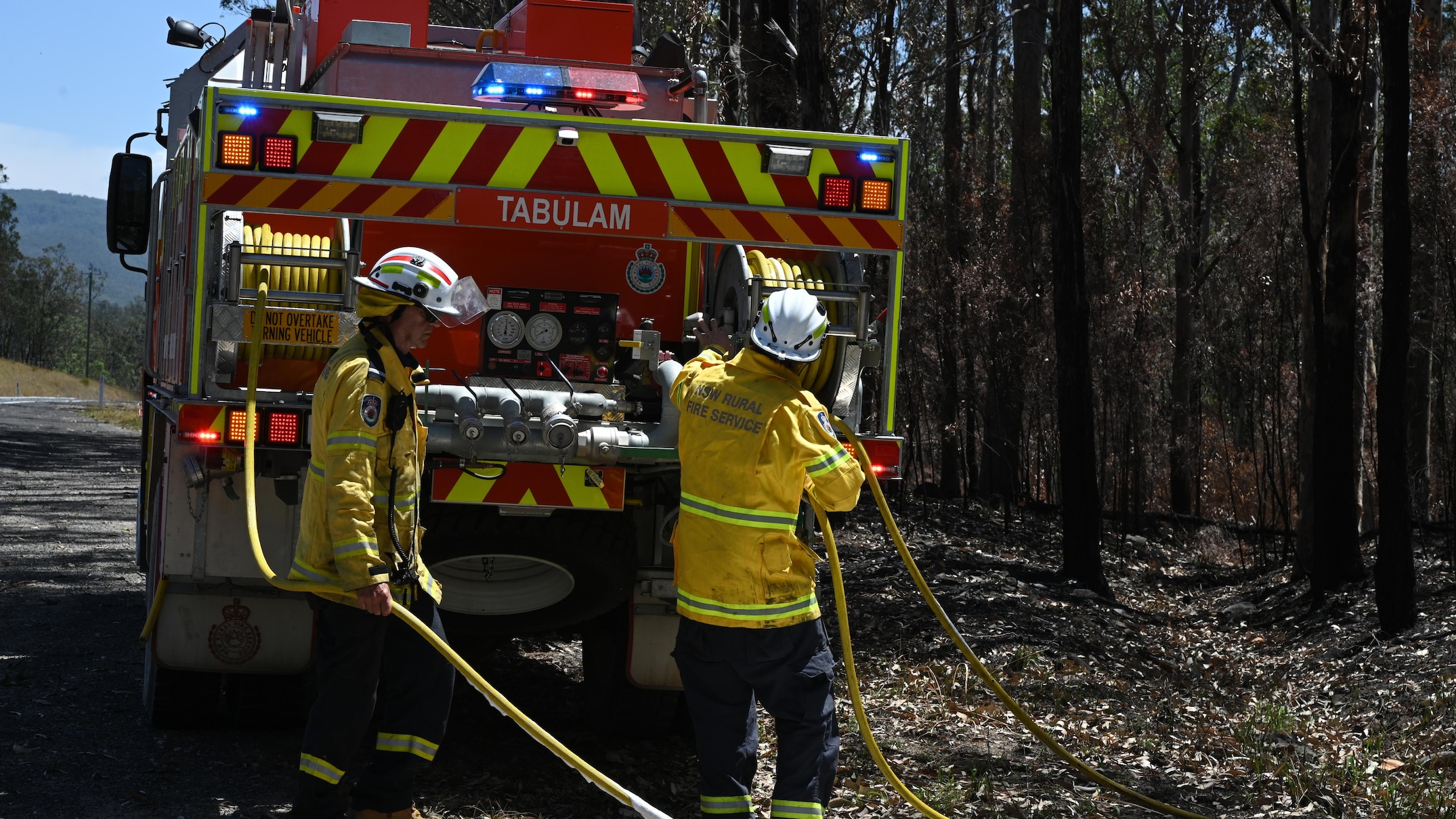 Firefighters stop spread of out-of-control Bushfire in Northern NSW