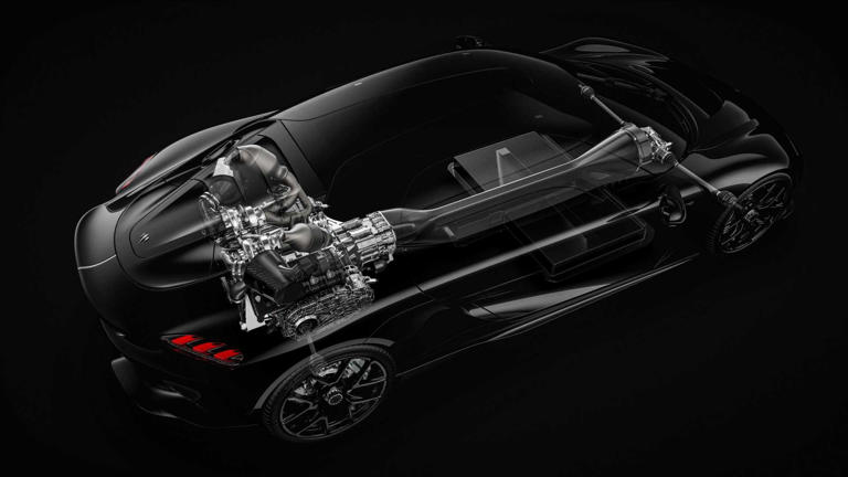 The smallest engine ever to power a production supercar