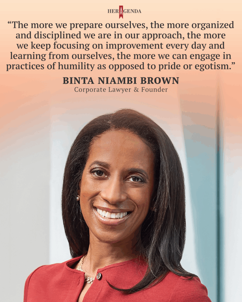 A Peek Inside Her Agenda: Binta Niambi Brown