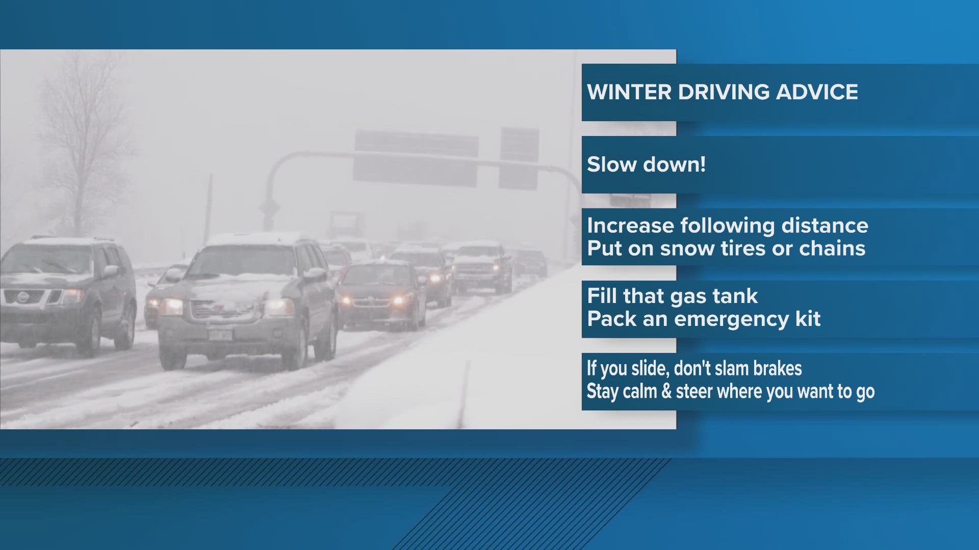 Colorado winter driving advice