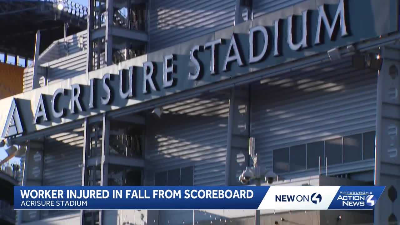 Worker falls 50 feet from scoreboard at Acrisure Stadium