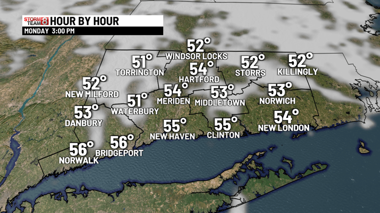 A chilly start to the week with rain & wind late week