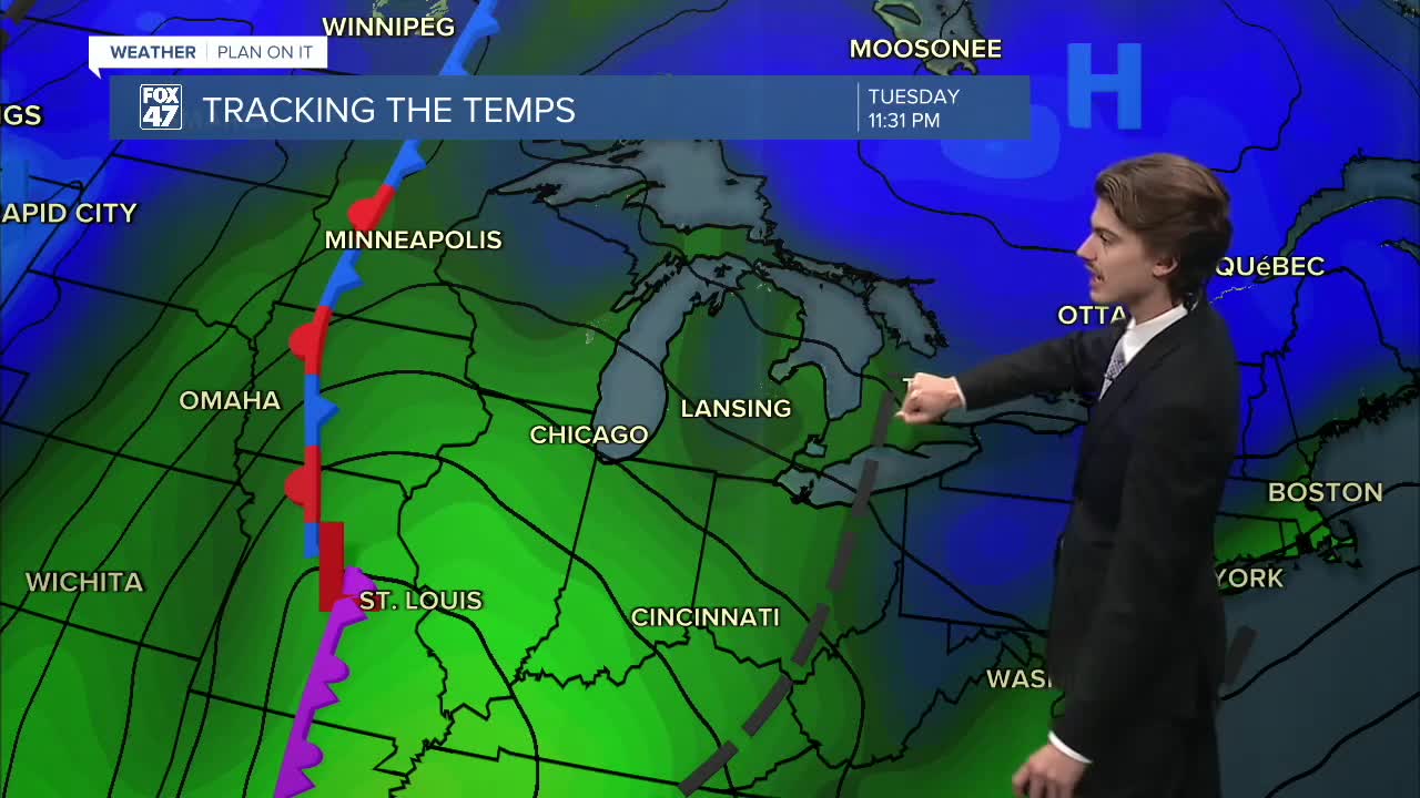 A pleasant fall start to the week with lots of sunshine and breezy ...