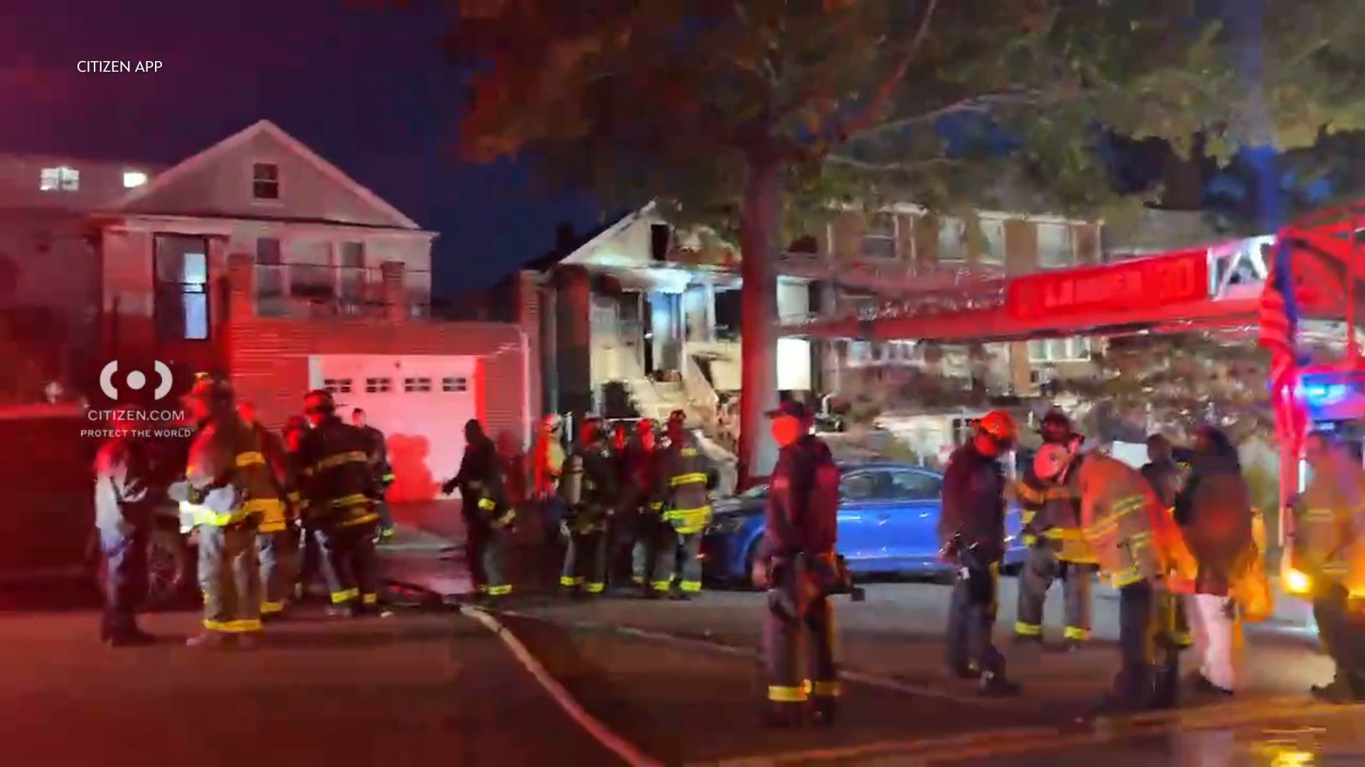 Elderly woman dies, 2 firefighters hurt in College Point fire