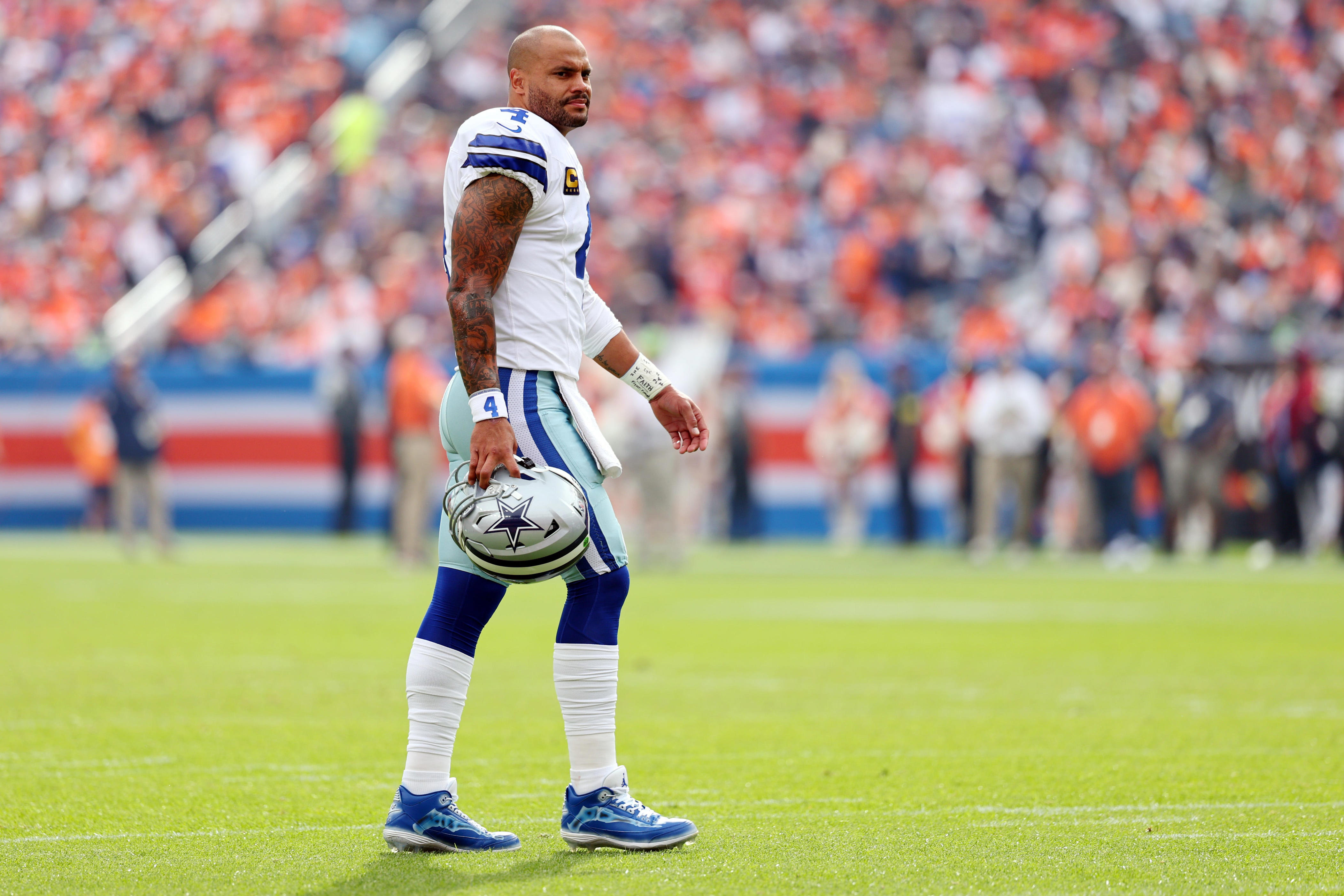 Cowboys fall 44-24 in Denver, return home to face Cardinals on Monday night