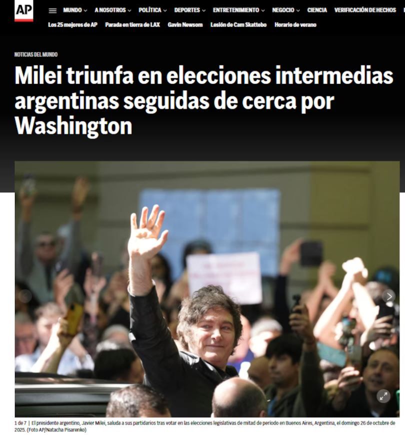 Qué dijeron los medios del mundo sobre el triunfo de Javier Milei en ...